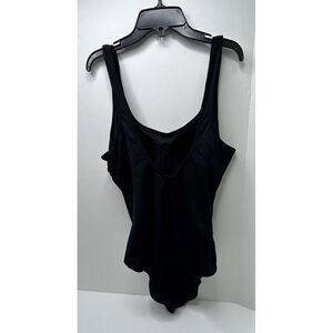 Taylor Marcs Sport Women's One Piece Swimsuit Black‎ Size 16 NWT